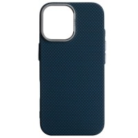 Чохол до мобільного телефона Armorstandart LikeCarbon2 MagCase Apple iPhone 17 Kevlar Dark Blue (ARM88613)