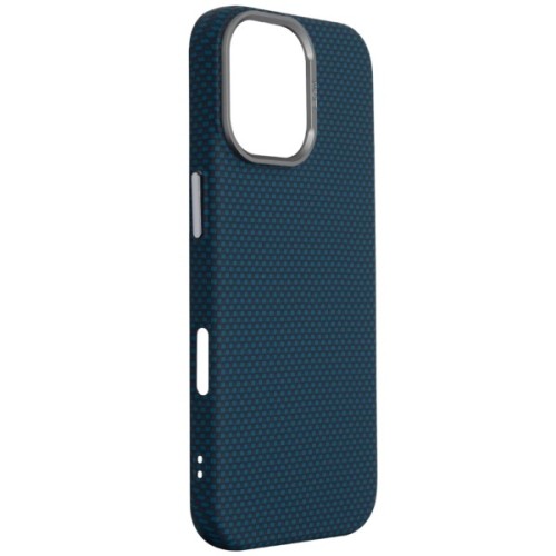 Чохол до мобільного телефона Armorstandart LikeCarbon2 MagCase Apple iPhone 17 Kevlar Dark Blue (ARM88613)