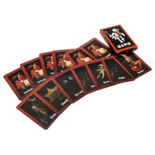 Настільна гра Fun Games Shop Мафія пластикова (укр.) (58263)