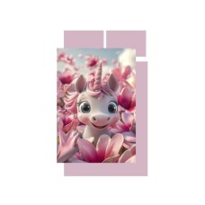 Дитячий постільний набір Home Line Одноріг у квітах (193166)