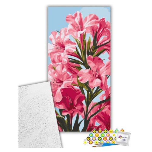 Картина по номерам ArtCraft Рожеві квіти 40х80 см (13100-AC)