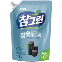 Засіб для ручного миття посуду Lion Chamgreen Деревне вугілля запаска 1.2 л (8806325604938)