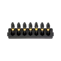 Набір біт DeWALT в касеті для Tough Case, FlexTorq, L = 25 мм, Pz2, 7 шт (DT70811)