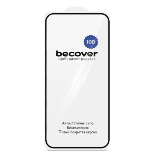 Скло захисне BeCover 10D Oppo A6x Black (716109)