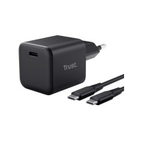 Зарядний пристрій Trust USB-C PD65W GaN PPS black (26046_TRUST)