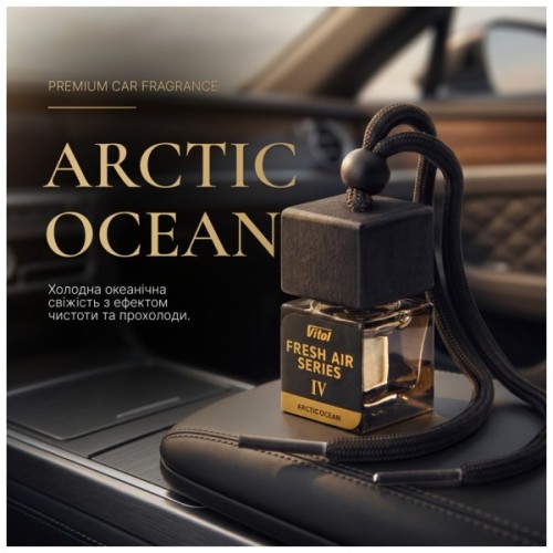 Ароматизатор для автомобіля Vitol Fresh Air Series Arctic Ocean IV 8мл (V23034)