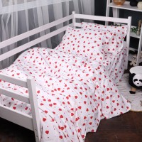 Постільна білизна MirSon 015 Love Фланель 143х210 полуторний (2200009652608)