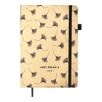 Книга записна Buromax RELAX А5 96 аркушів лінія, рожеве золото (BM.295201-23)