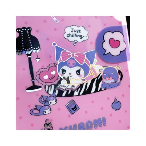 Папка - куточок Kite із клапаном A4 Kuromi- 2 (HK25-248-2)