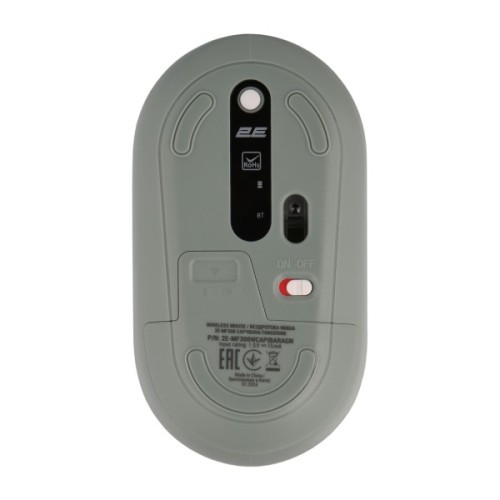Мишка 2E MF300 CAPYBARATANGERINE Silent Wireless/Bluetooth Green (2E-MF300WCAPIBARAGN)