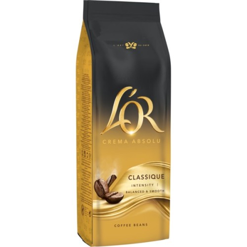 Кава L'OR Crema Absolute Classic в зернах 500 г (8711000369852)