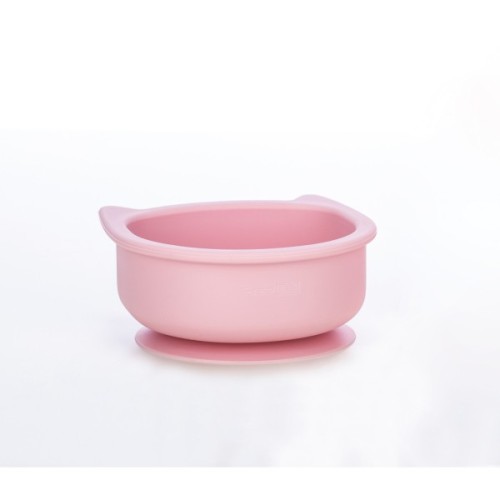 Тарілка дитяча FreeON Kitty, силіконова pink (46330)