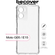 Чохол до мобільного телефона BeCover Anti-Shock Motorola Moto G05 / E15 Clear (713470)