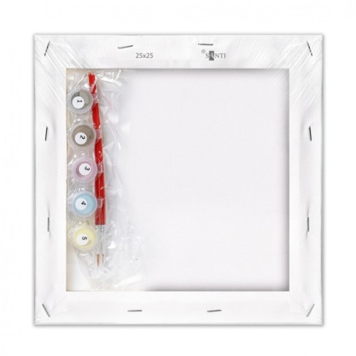 Картина по номерам Santi Лайн Френдс Браун Саллі та Коні 25*25см полотно кольорове (955015)