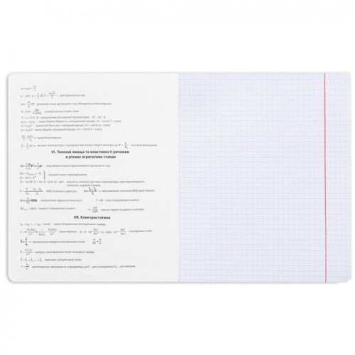 Зошит Yes предметний ФІЗИКА Anime 48 аркушів, клітинка (767459)