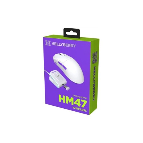 Мишка Hator Hellyberry HM47 Wireless White/Violet (HM47_white_violet)