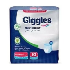 Підгузки для дорослих Giggles Medium (85-125 см) 10 шт (8680131205516)