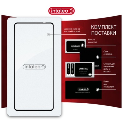 Скло захисне Intaleo Full Glue ESD Moto G86 Black (1283126627613)