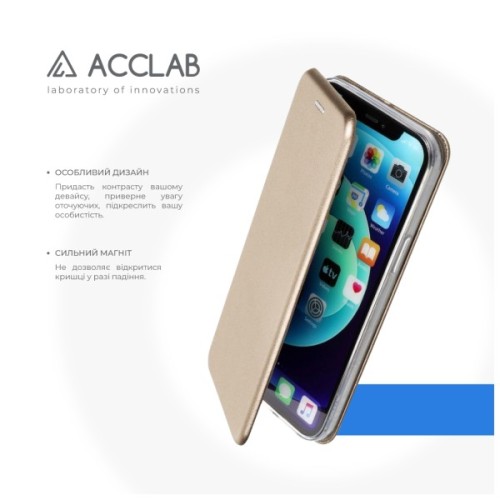 Чохол до мобільного телефона ACCLAB Book Cover Elegance Samsung Galaxy M35 Gold (1283126611254)