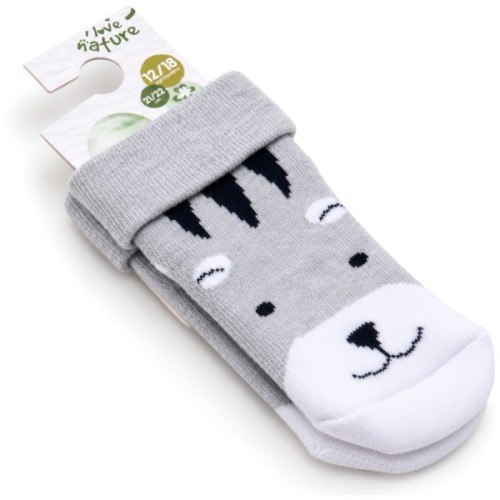 Шкарпетки дитячі Bibaby махрові (68374-80-gray)
