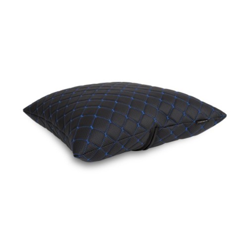 Подушка EVAtech ECO 40x40 см чорна з синьою ниткою (SPBCSBL)