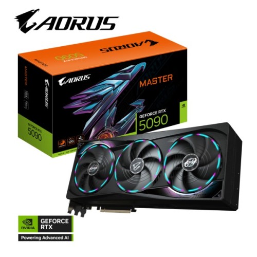 Відеокарта GIGABYTE GeForce RTX5090 32GB AORUS MASTER (GV-N5090AORUS M-32GD)