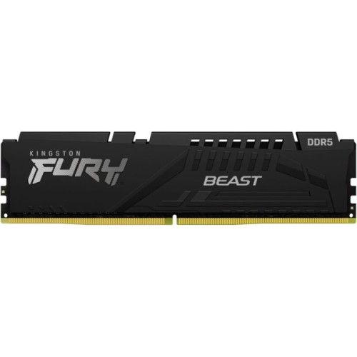 Модуль пам'яті для комп'ютера DDR5 64GB (2x32GB) 6000 MHz Beast EXPO Black Kingston Fury (ex.HyperX) (KF560C36BBE2K2-64)