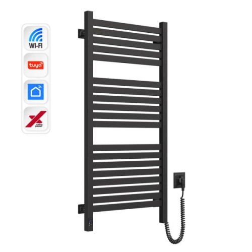 Сушарка для рушників Navin Авангард Х 1000х480 Wi-Fi правобічна чорний муар (12-272055-4810)