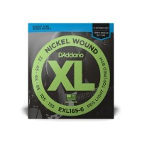 Струни для гітари D'Addario XL Nickel Wound Bass Reg Light Top / Med Bottom 6-String (32-135) (EXL165-6)