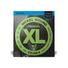 Струни для гітари D'Addario XL Nickel Wound Bass Reg Light Top / Med Bottom 6-String (32-135) (EXL165-6)