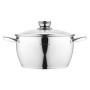 Каструля Ardesto Gemini Lucca, 5.5л, нержавіюча сталь (AR4355LC)