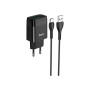 Зарядний пристрій HOCO C72Q Glorious USB QC3.0 + cable USB to USB-C 18W Black (6931474732545)