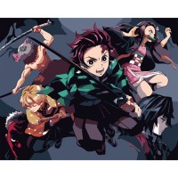 Картина по номерам Santi Demon Slayer Heroes 40х50 см (954416)