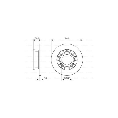 Гальмівний диск Bosch 0 986 479 A50