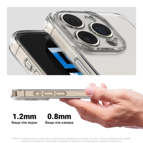 Чохол до мобільного телефона Armorstandart Air Infinix Note 60 5G Camera Cover Clear (ARM91848)