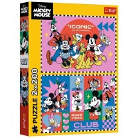 Пазл Trefl Mickey&friends Час з друзями 2х 200 елементів (5900511133196)