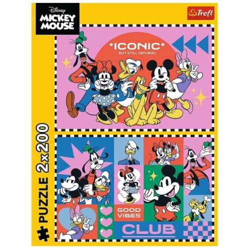 Пазл Trefl Mickey&friends Час з друзями 2х 200 елементів (5900511133196)