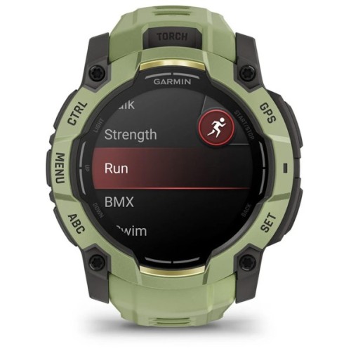 Смарт-годинник Garmin Instinct 3, 50mm, AMOLED, Fern Green/Gray, Fern Green Band, GPS смарт-годинник (010-03020-02)
