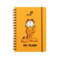 Тижневик Kite дитячий на спіралі Garfield, тверда обкладинка (GF26-438)