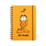 Тижневик Kite дитячий на спіралі Garfield, тверда обкладинка (GF26-438)