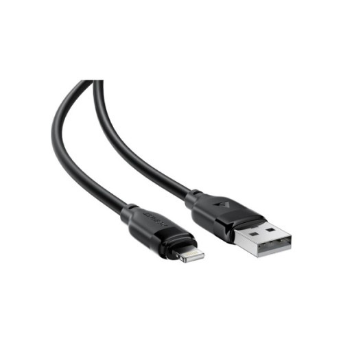 Дата кабель USB 2.0 AM to Lightning 2.0m 2.4A TPE black Acefast (6974316286271)