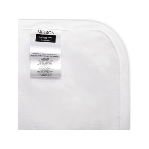 Наматрацник MirSon Terry Waterproof 217 водонепроникний гумка по кутах 70x140 см (2200000327147)