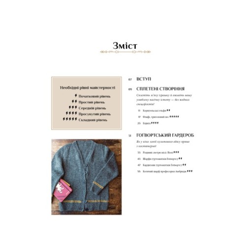 Книга Гаррі Поттер. Магія плетіння. Офіційна книга плетених моделей за мотивами улюблених фільмів BookChef (9786175483800)