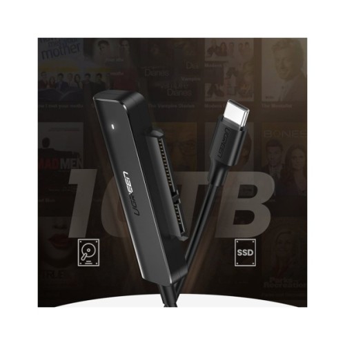 Перехідник USB-C to SATA III F Ugreen (70610)