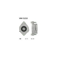 Натягувач ременя з роликом SKF VKM 31210