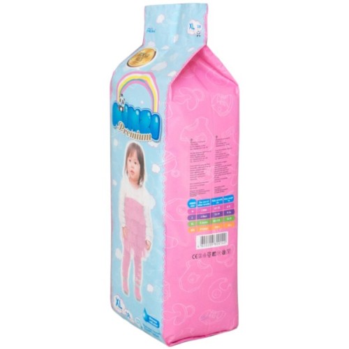 Підгузки Mimzi XL 12-17 кг 38 шт. (MPXL38) (4820209800142)