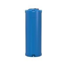 Ємність для води Вігер вертикальна харчова 1000 л вузька, кришка з клапаном синя (13231)