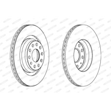 Гальмівний диск FERODO DDF1503C