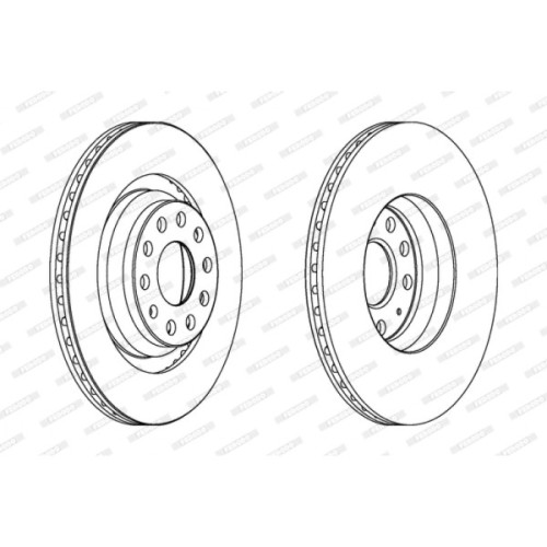 Гальмівний диск FERODO DDF1503C