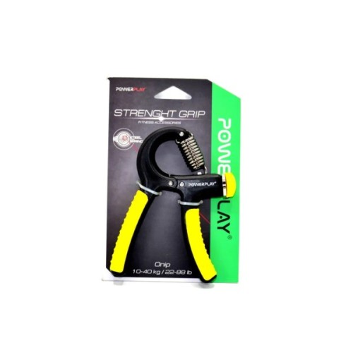 Еспандер PowerPlay кистьовий 10-40 кг Strength Grip Чорно-жовтий (PP_4323_Bl/Yellow)